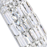 Colosseum 2 Light 5in Chrome Bathroom Sconce with Crystals