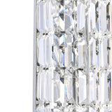 Colosseum 2 Light 5in Chrome Bathroom Sconce with Crystals