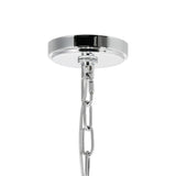 Princess 3 Light 12in Chrome Mini Chandelier with Crystals