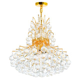 Princess 10 Light 24in Gold Down Chandelier
