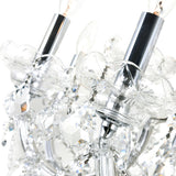 Maria Theresa 13 Light 30in Chrome Up Chandelier with Crystals
