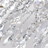 Maria Theresa 19 Light 32in Chrome Up Chandelier with Crystals