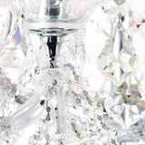 Maria Theresa 25 Light 36in Chrome Up Chandelier with Crystals