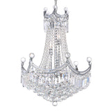 Amanda 11 Light Down Chandelier With Chrome Finish