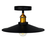 Brave 1 Light Black Flush Mount