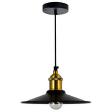 Brave 1 Light 9in Black Mini Pendant