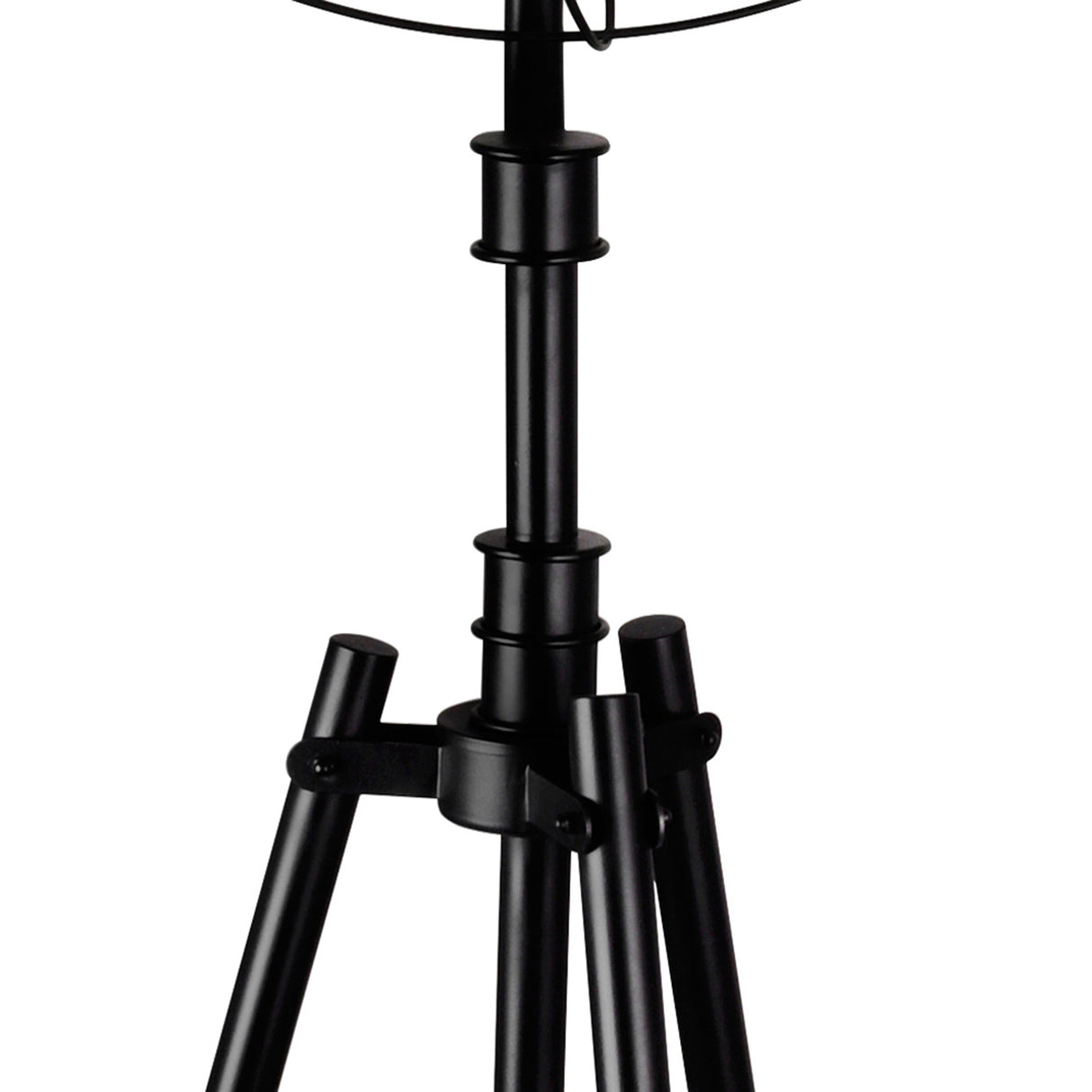 Pamela 5 Light Floor Lamp With Black Finish