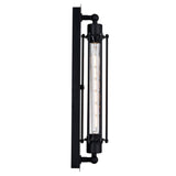 Kiera 1 Light 4in Black Wall Sconce