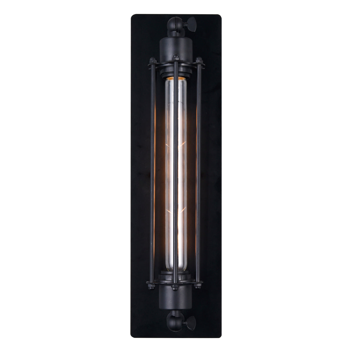 Kiera 1 Light 4in Black Wall Sconce