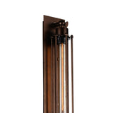 Kiera 1 Light 4in Chocolate Wall Sconce