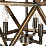 Amazon 3 Light Antique Forged Copper Pendant