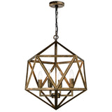 Amazon 4 Light Antique Forged Copper Pendant