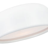 Campton 2 Light 14in White Drum Shade Flush Mount