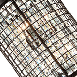 Meghna 6 Light Up Chandelier With Brown Finish