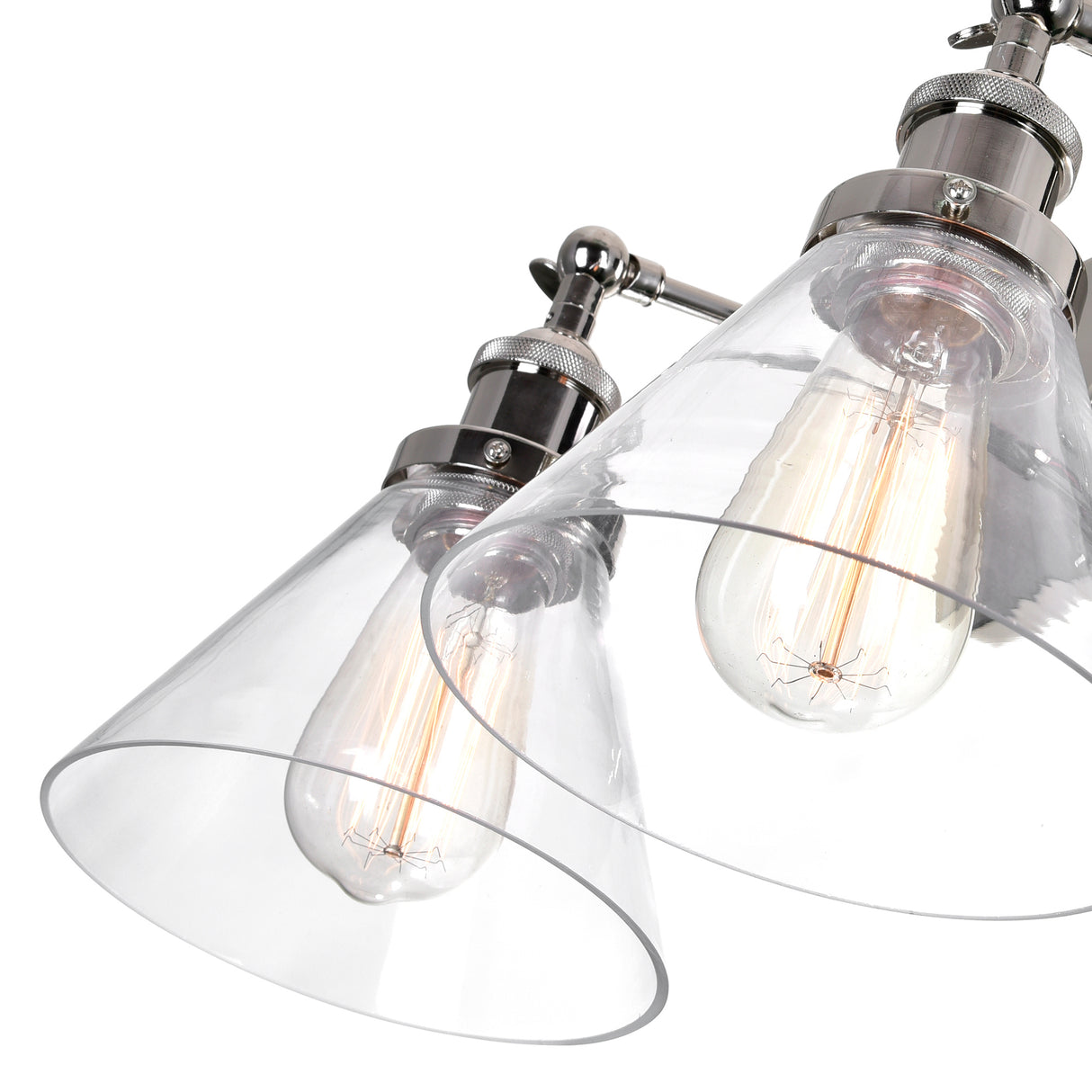 Eustis 3 Light 24in Polished Nickel Vanity Light
