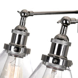 Eustis 3 Light 24in Polished Nickel Vanity Light