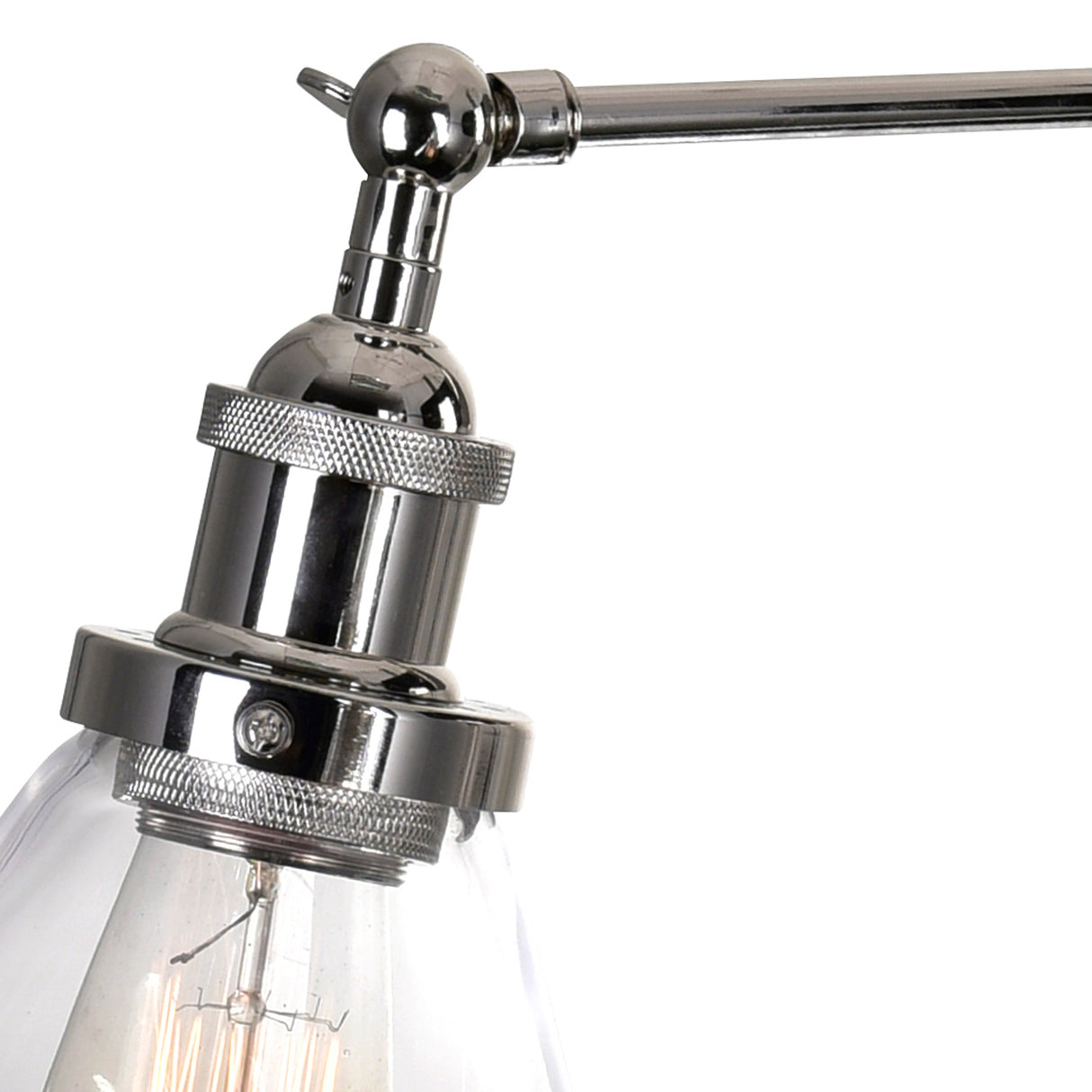 Eustis 1 Light 7in Polished Nickel Wall Sconce