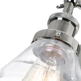 Eustis 1 Light 7in Polished Nickel Wall Sconce