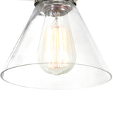 Eustis 1 Light 7in Polished Nickel Wall Sconce