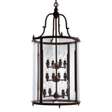 Desire 12 Light Oil Rubbed Bronze Drum Shade Chandelier