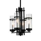 Sierra 4 Light 14in Black Mini Pendant