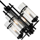 Sierra 4 Light 14in Black Mini Pendant