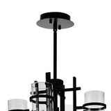 Sierra 12 Light 30in Black Chandelier