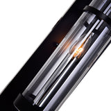 Sierra 1 Light 5in Black Wall Sconce