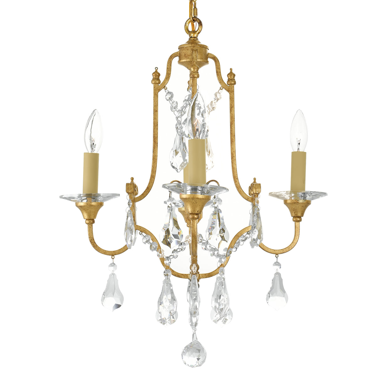 Electra 4 Light 17in Oxidized Bronze Chandelier