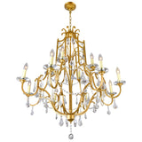 Electra 12 Light 37in Oxidized Bronze Chandelier