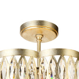 Nova 6 Light 16in Champagne Chandelier