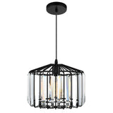 Alethia 1 Light Black Drum Shade Pendant