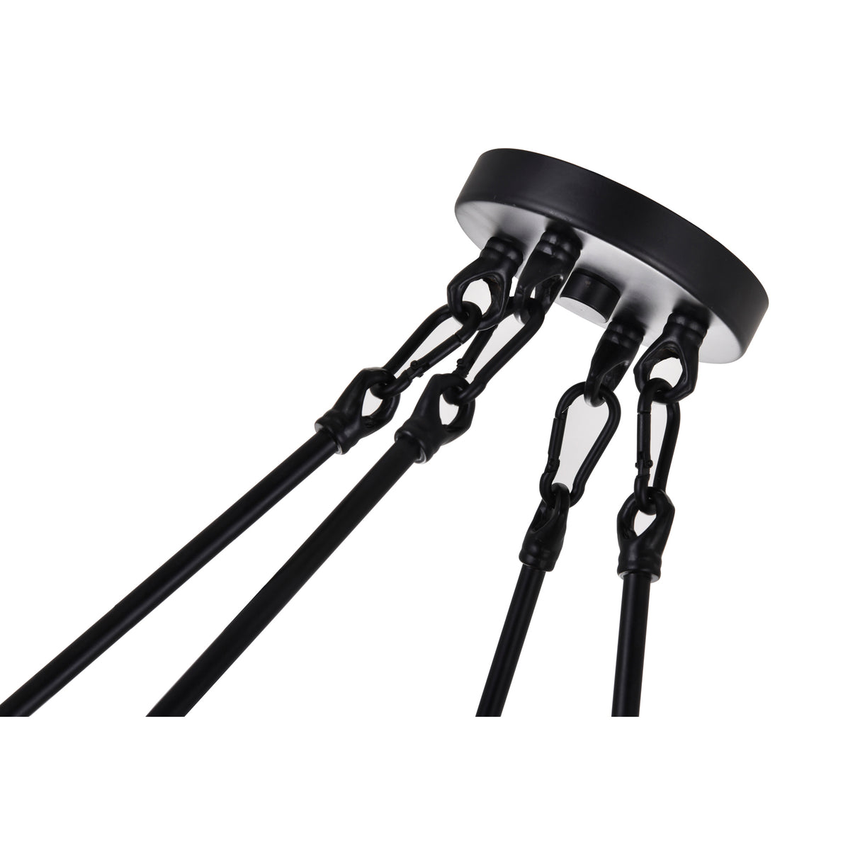 Arkansas 4 Light Black Chandelier