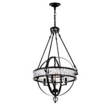 Arkansas 4 Light Black Chandelier