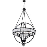 Arkansas 6 Light Black Chandelier