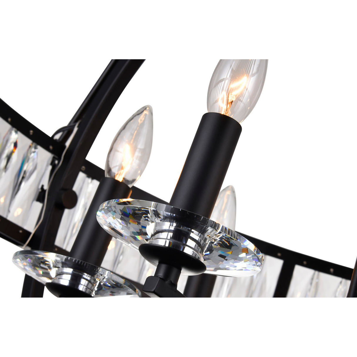 Arkansas 6 Light Black Chandelier