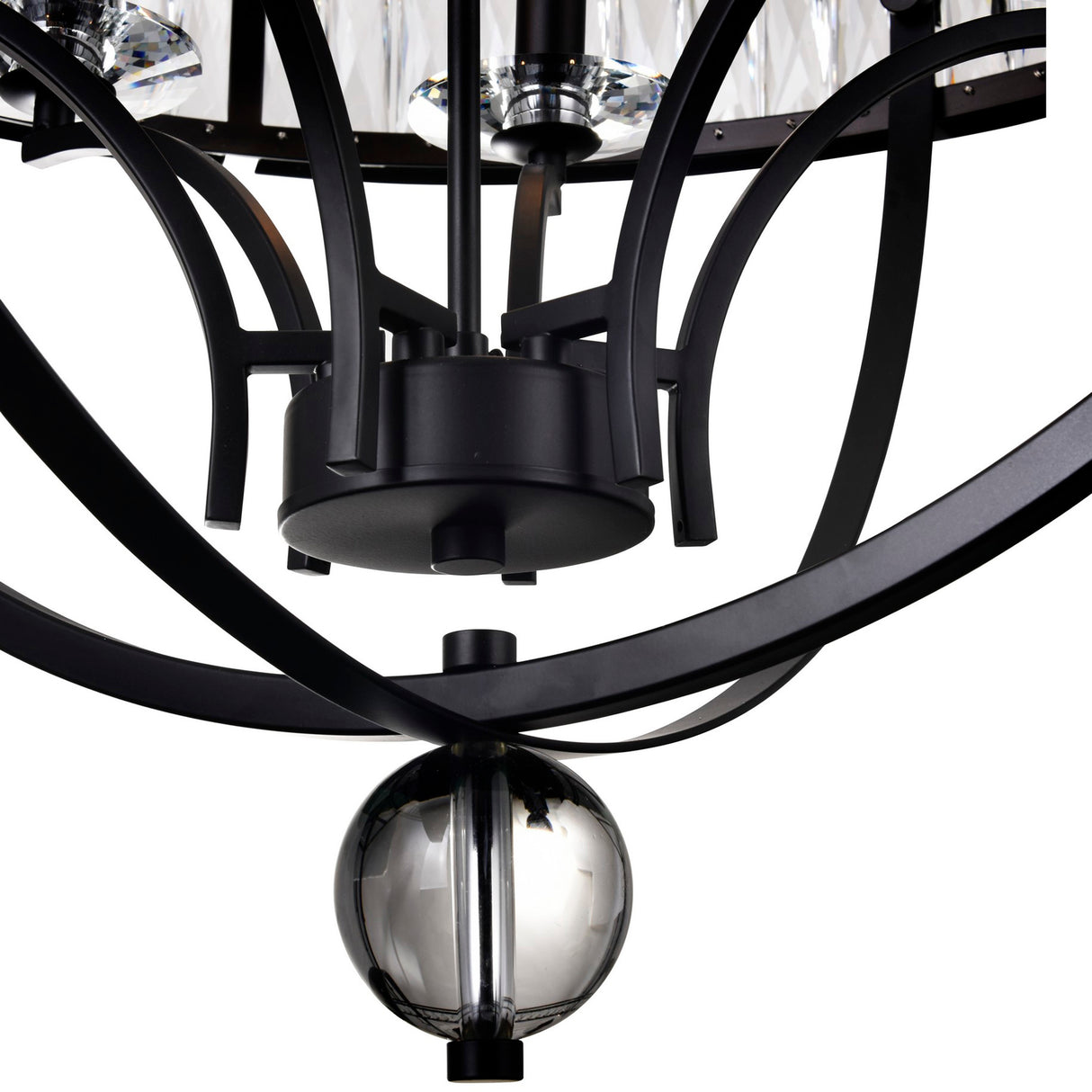 Arkansas 6 Light Black Chandelier