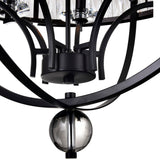 Arkansas 6 Light Black Chandelier