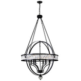 Arkansas 6 Light Black Chandelier