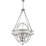 Arkansas 12 Light Chrome Chandelier