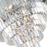 Weiss 12 Light Chrome Down Chandelier