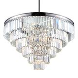 Weiss 15 Light Chrome Down Chandelier