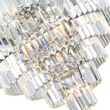 Weiss 15 Light Chrome Down Chandelier