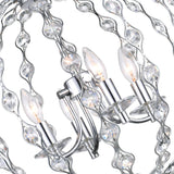 Esia 4 Light Chandelier With Chrome Finish