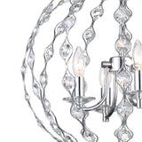 Esia 4 Light Chandelier With Chrome Finish
