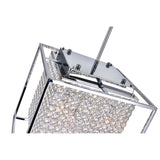 Cube 5 Light Chandelier With Chrome Finish