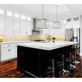Cube 5 Light Chandelier With Chrome Finish