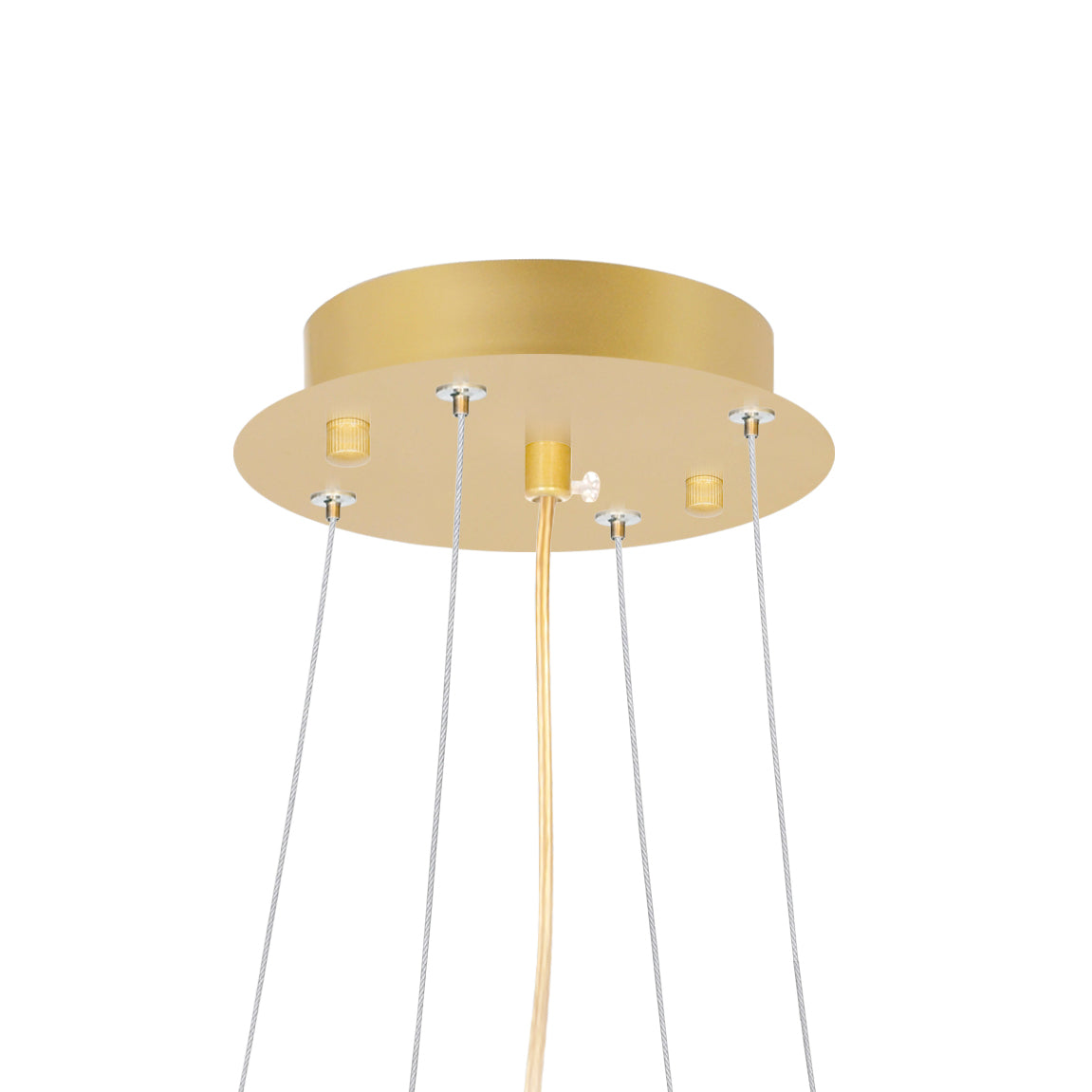 Satin Gold Round Suspension Kit
