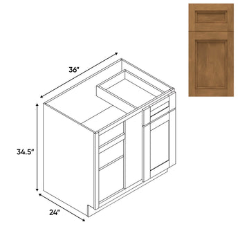 RTA - Havana Cafe - Base Blind Corner - 1 Door 1 Drawer - 36