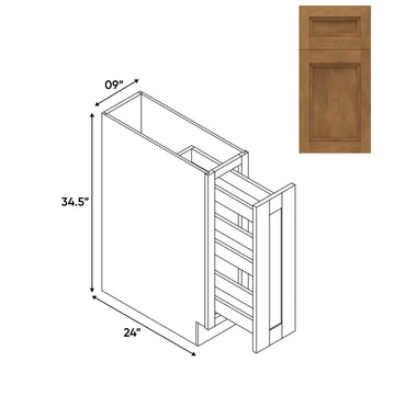 RTA - Havana Cafe - Base Spice Rack Pull Out with 3 Shelf - 9